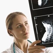 Diagnoza e osteokondrozës specifikohet duke përdorur një ekzaminim X -RAY