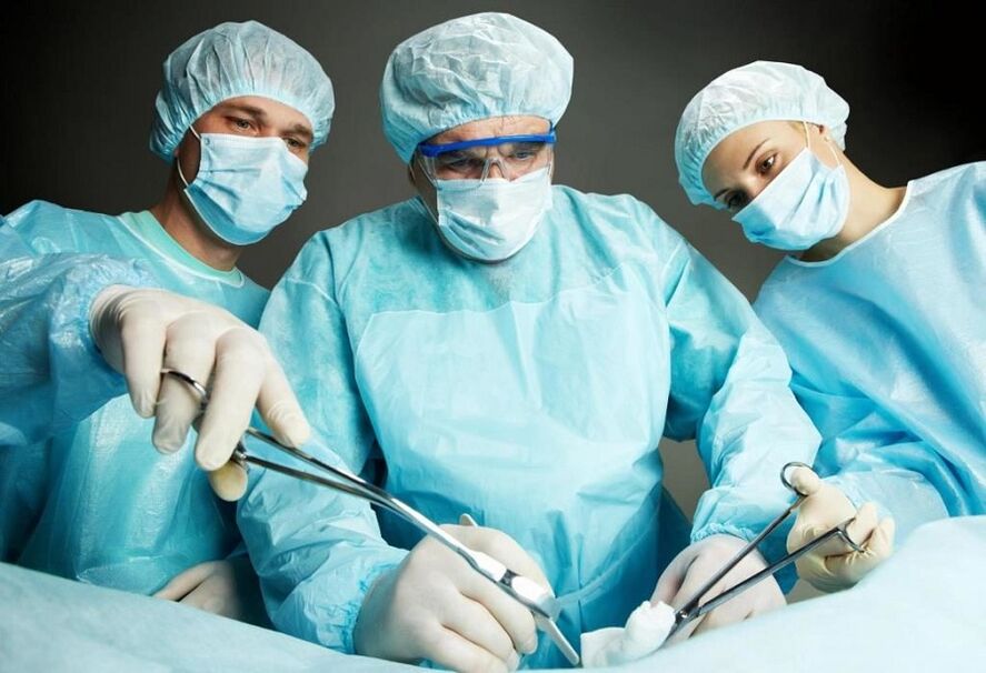 ndërhyrje kirurgjikale për osteokondrozën e kraharorit